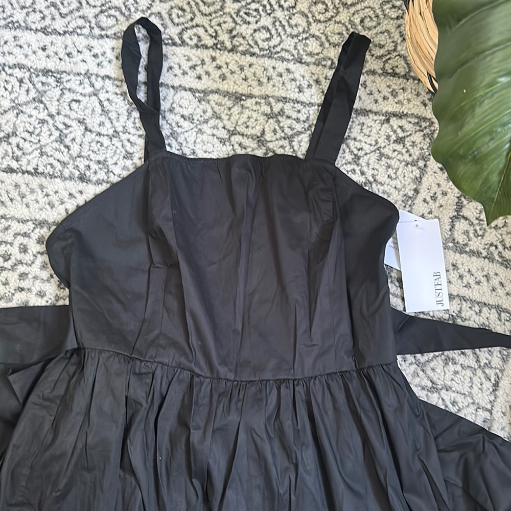 Black maxi dress